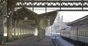 Train in St Petersburg